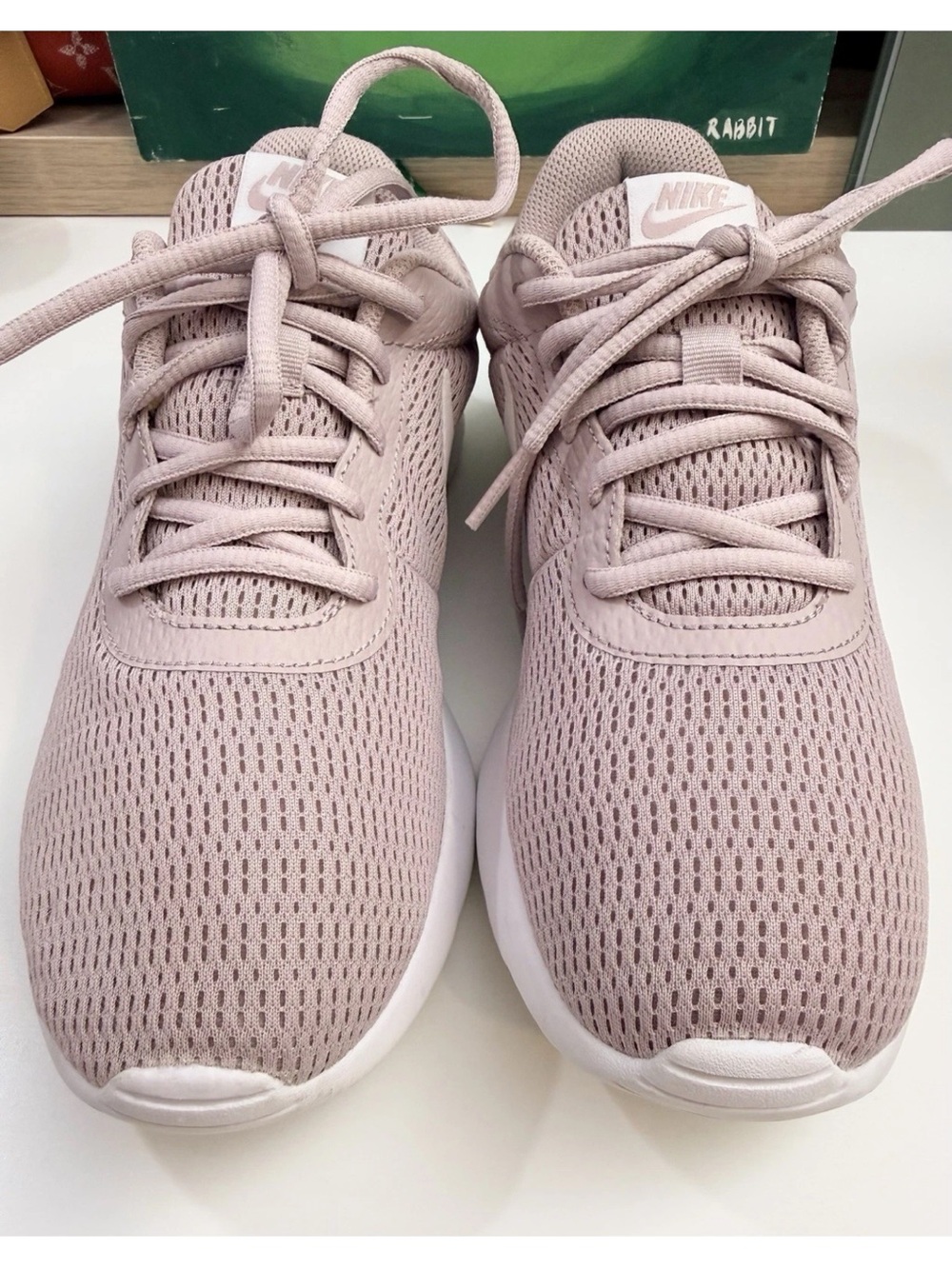 Nike Tanjun Light Pink Mesh Lace Up - Picture 5 of 9
